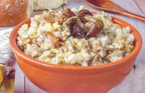 Гречневая каша, рис, пшено, грибы