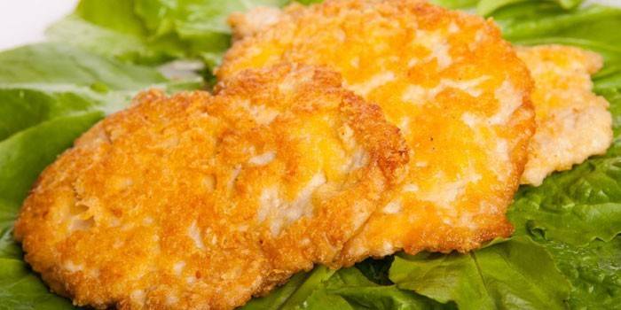 Жареное куриное филе