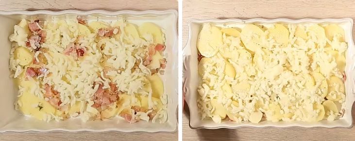 картофельная запеканка с фаршем в духовке