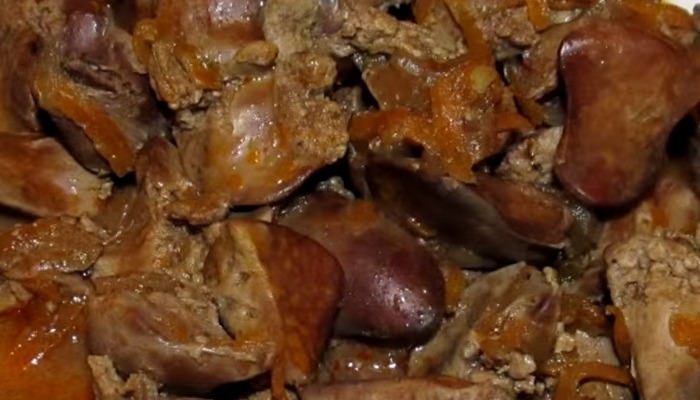 куриная печень с майонезом
