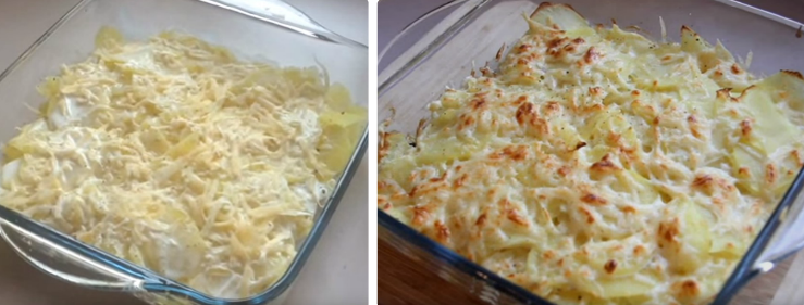 картофельная запеканка с фаршем в духовке