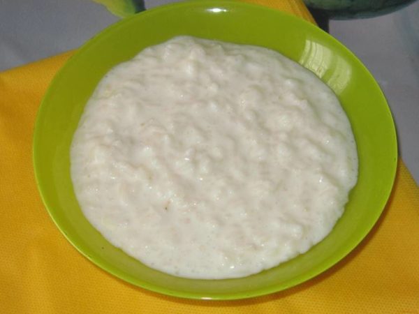 Каша рисовая на сухом молоке