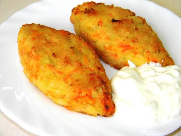 Котлеты из моркови на пару