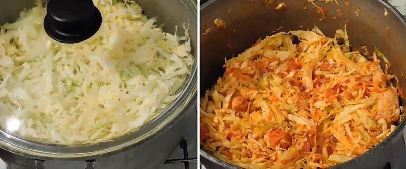тушеная капуста по классическому рецепту