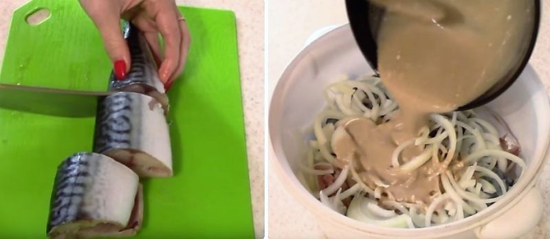 запеченная скумбрия