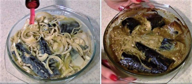 запеченная скумбрия