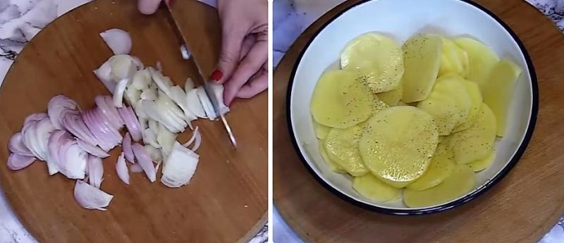 французское мясо с картошкой в ​​духовке рецепт с фото