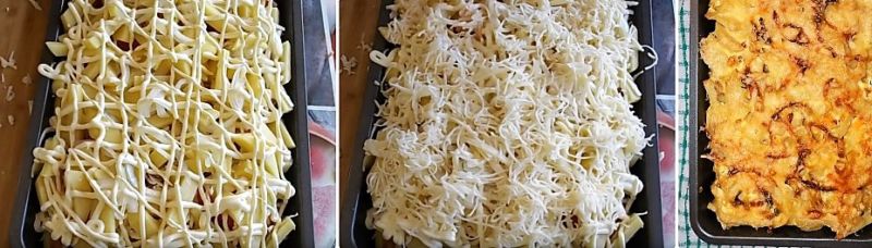 французское мясо с запеченным картофелем