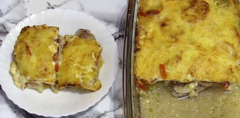 французское мясо с картошкой в ​​духовке рецепт с фото