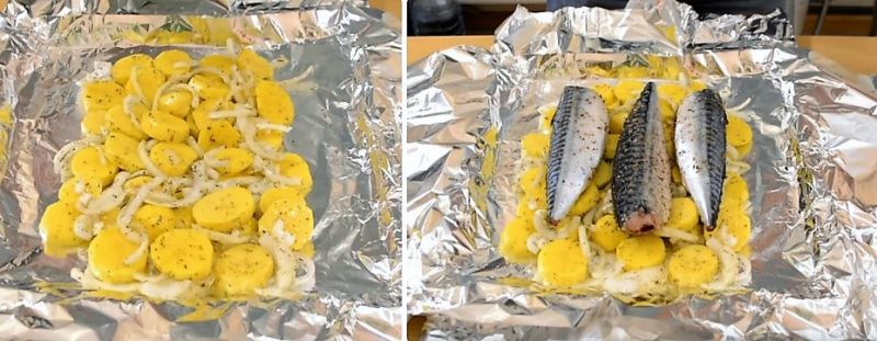 запеченная скумбрия