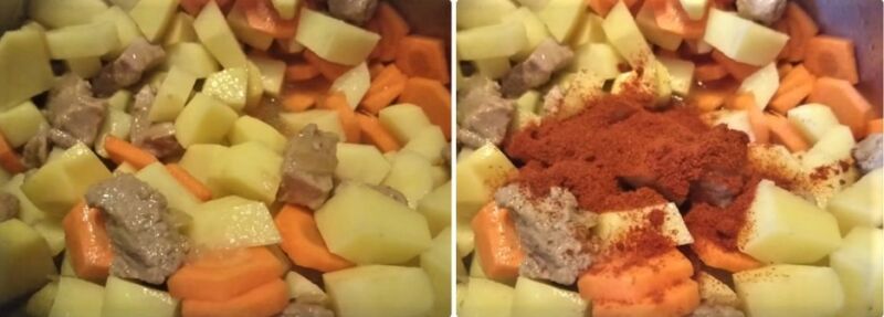 гуляш из свинины с подливкой рецепт