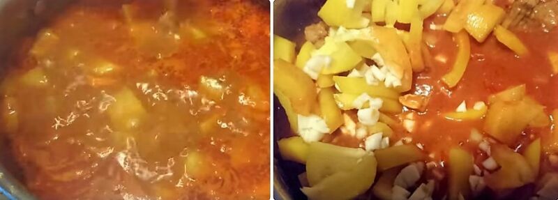 гуляш из свинины с подливкой рецепт