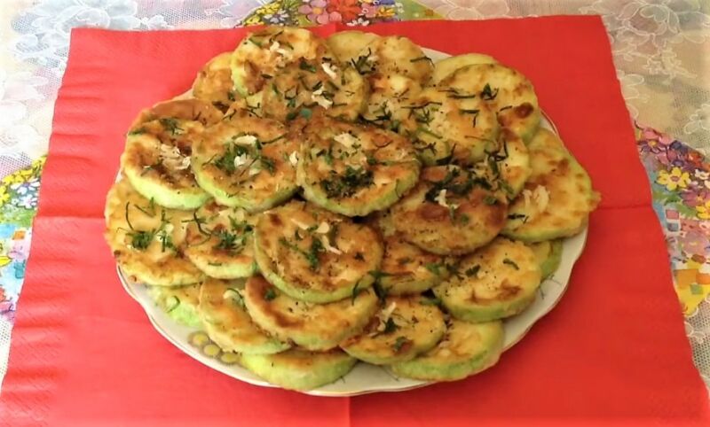 жареные кабачки на сковороде