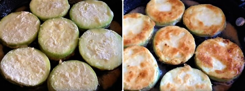 жареные кабачки на сковороде