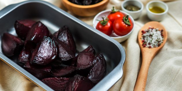 Запеченные овощи: свекла с бальзамическим уксусом
