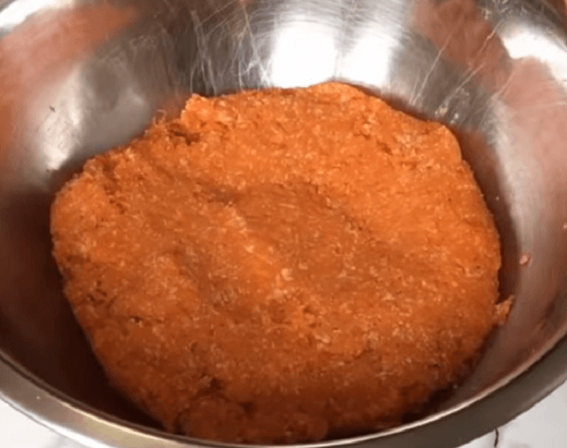 Морковная масса для котлет