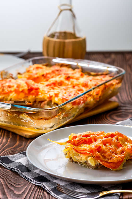 картофельная лазанья