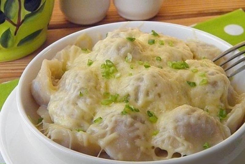 Вареники в сметане в мультиварке