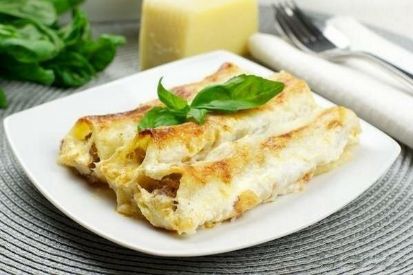Каннеллони с фото из свинины