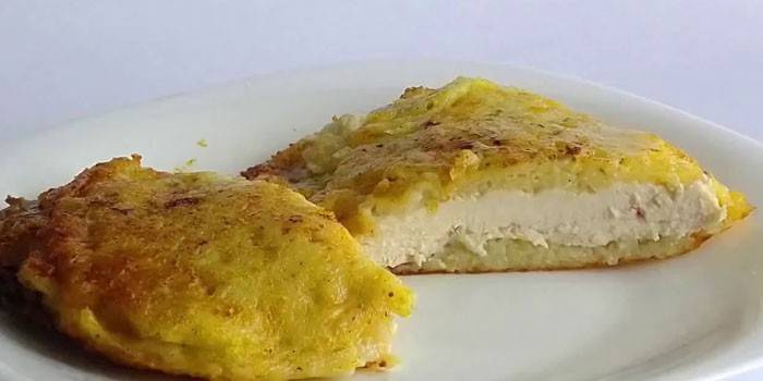 Куриное филе в пивном кляре